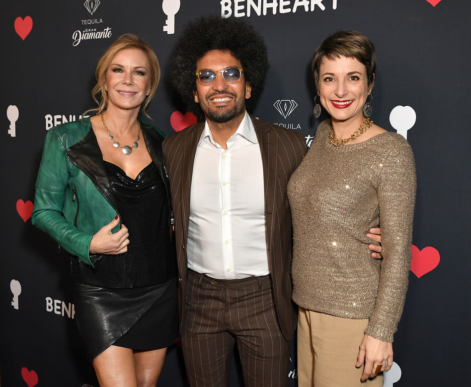 Katherine Kelly Lang, Hicham Benmbarek Sheraian and Silvia Chiave, benheart