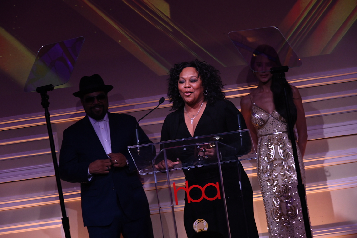 ice cube, debra denson, HollywoodBeautyAwards