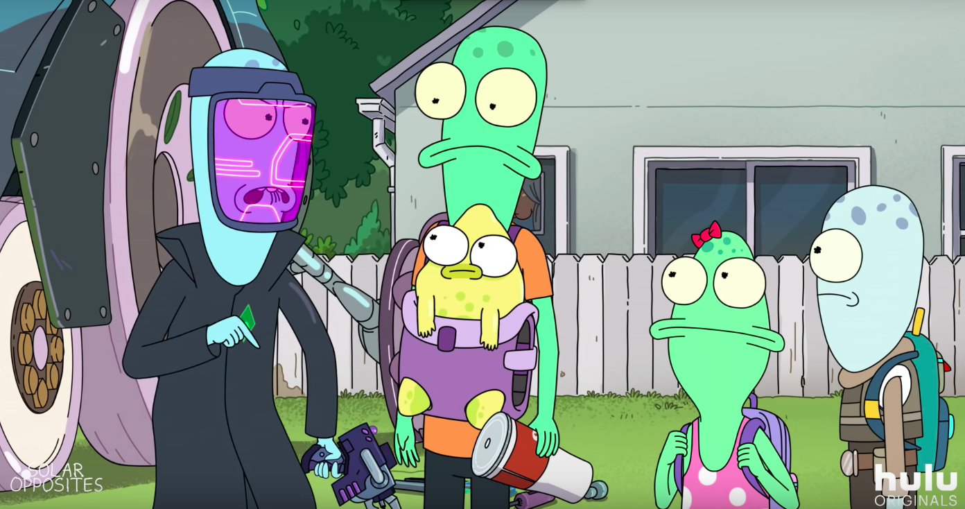 solar opposites, hulu, justin roiland, rick and morty