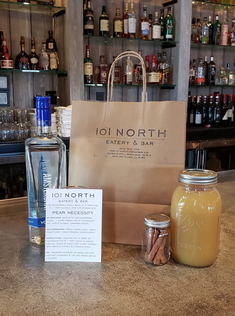 la 101 north eatery & bar, coronavirus, cocktail kit
