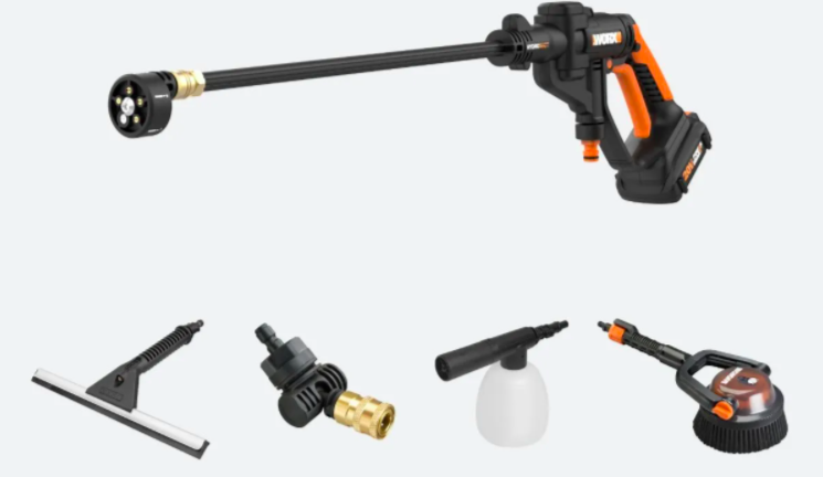 worx hydroshot water pressure cleaner