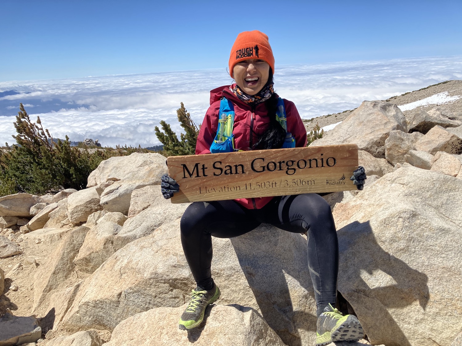 vj shoes, san gorgonio mountain, pamela price, trail running