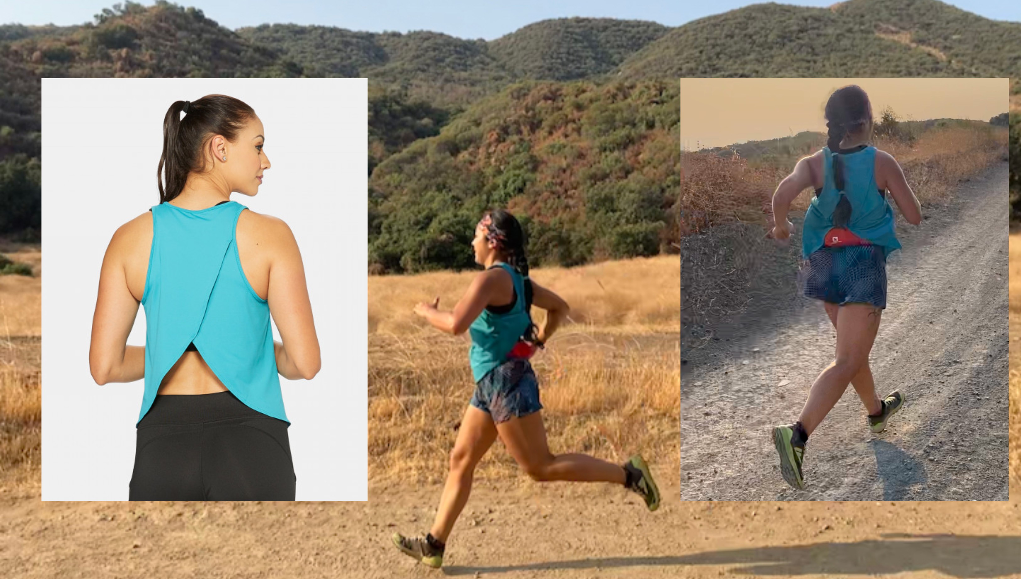 hylete, eclipse petal back tank, running apparel, pamela price