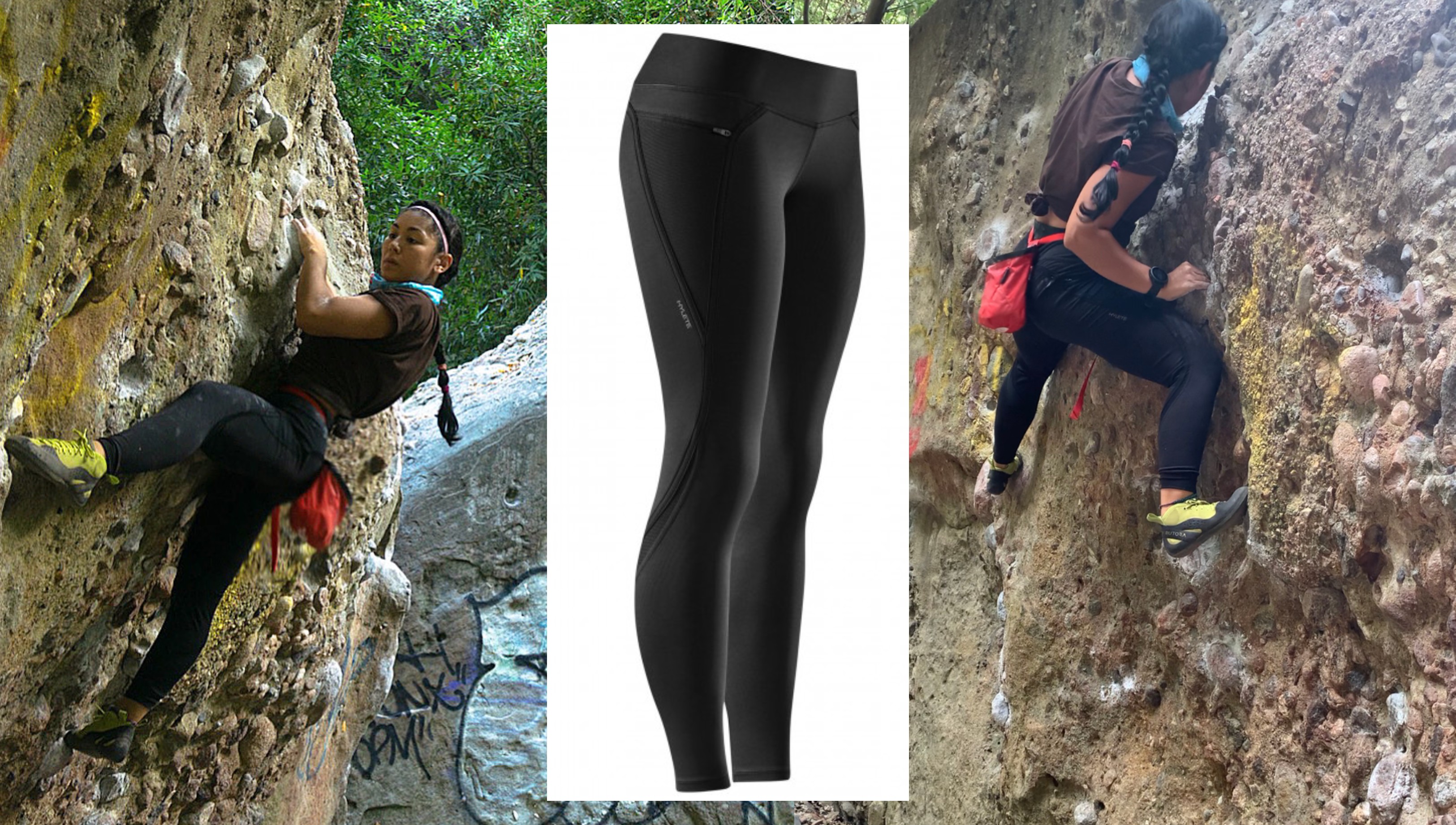 hylete, numbus tight pants, pamela price, bouldering, rock climbing, apparel