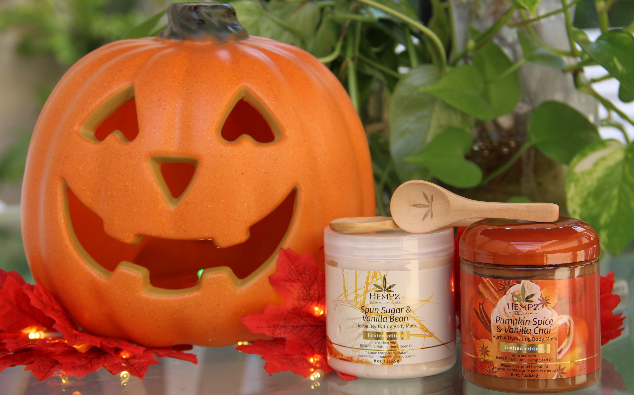 hempz, skincare, pumpkin spice, vanilla bean, lotion, body mask