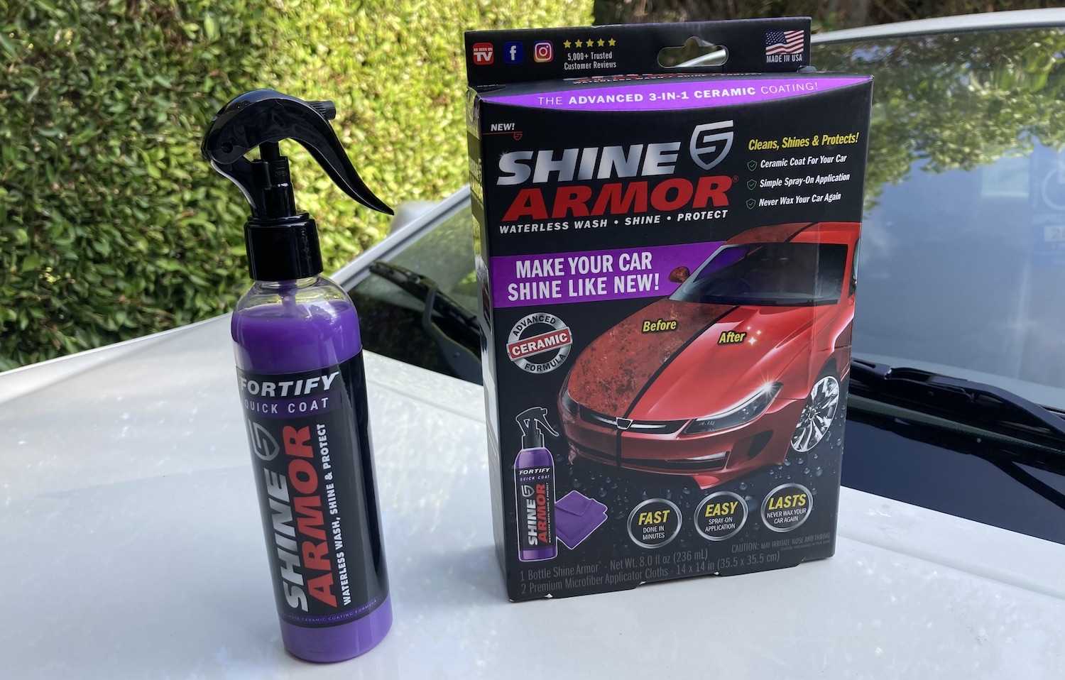 shine armor, cleaning product, car, bed bath and beyond