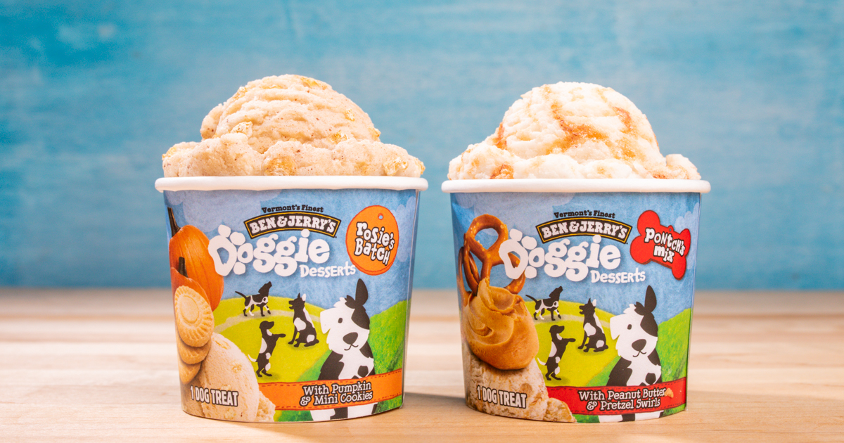 ben & jerry's, dogs, dog, ice cream for dogs