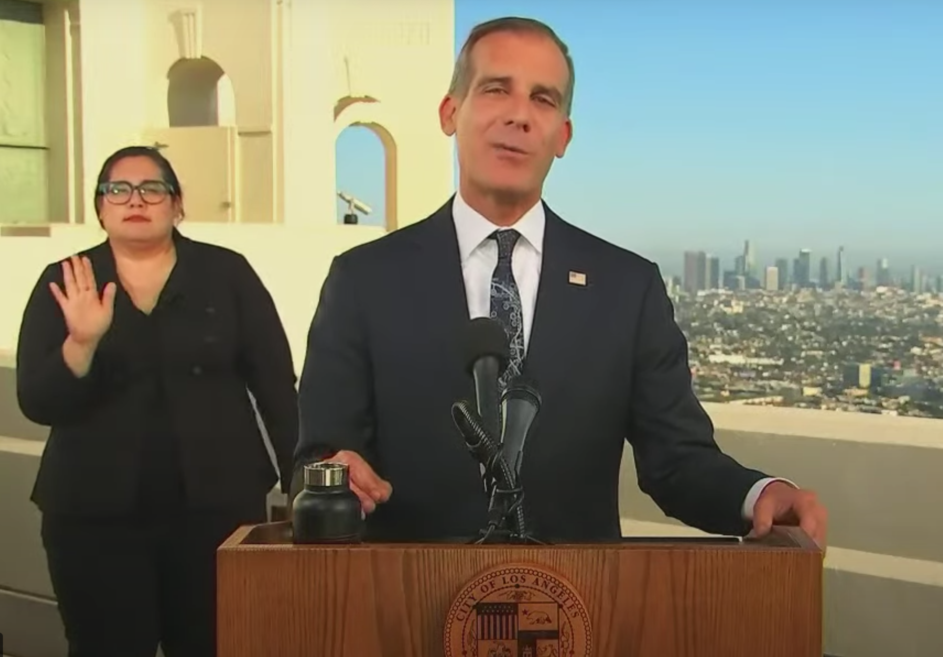 mayor garcetti, los angeles, state of the city