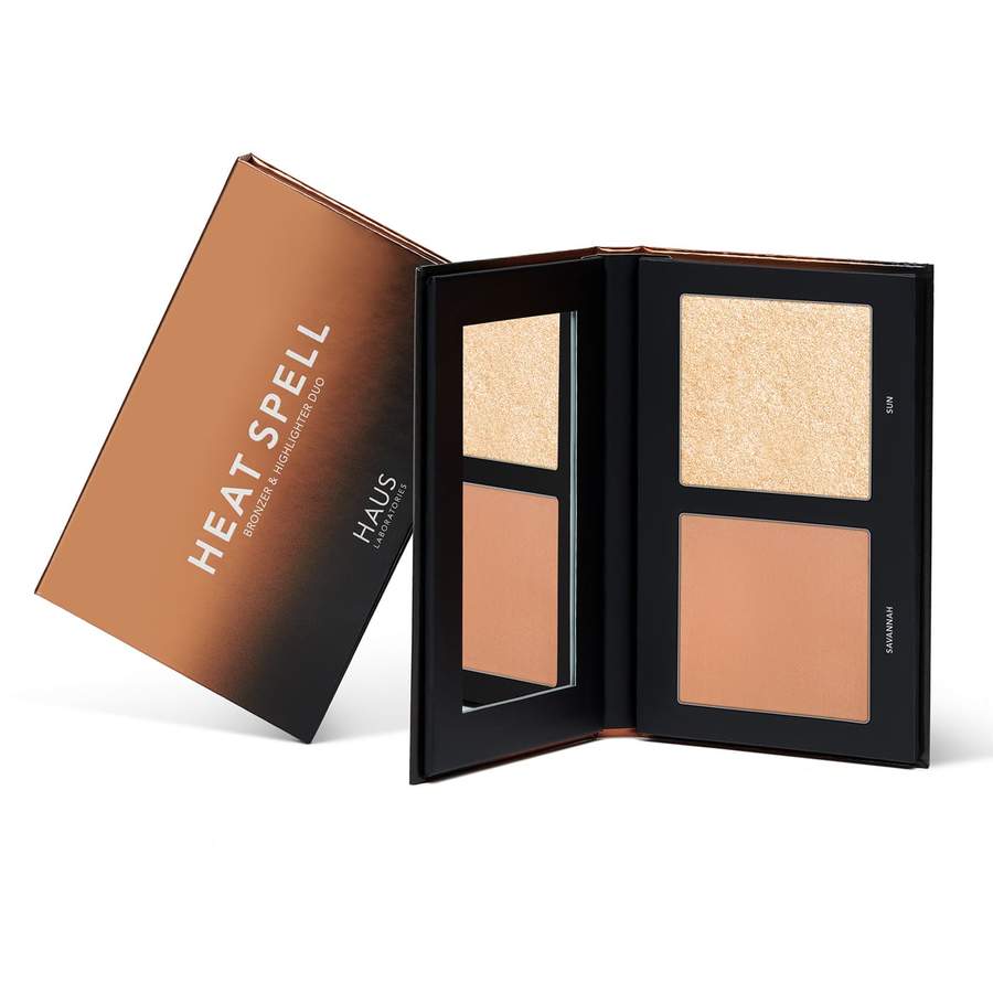 haus labs HEAT SPELL BRONZER + HIGHLIGHTER DUO