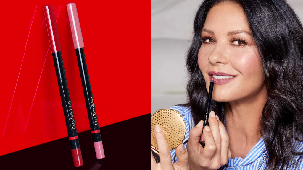 catherine zeta-jones, casa zeta-jones, makeup, lip liner