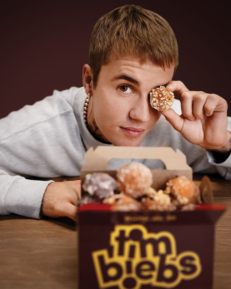 tim hortons, justin bieber