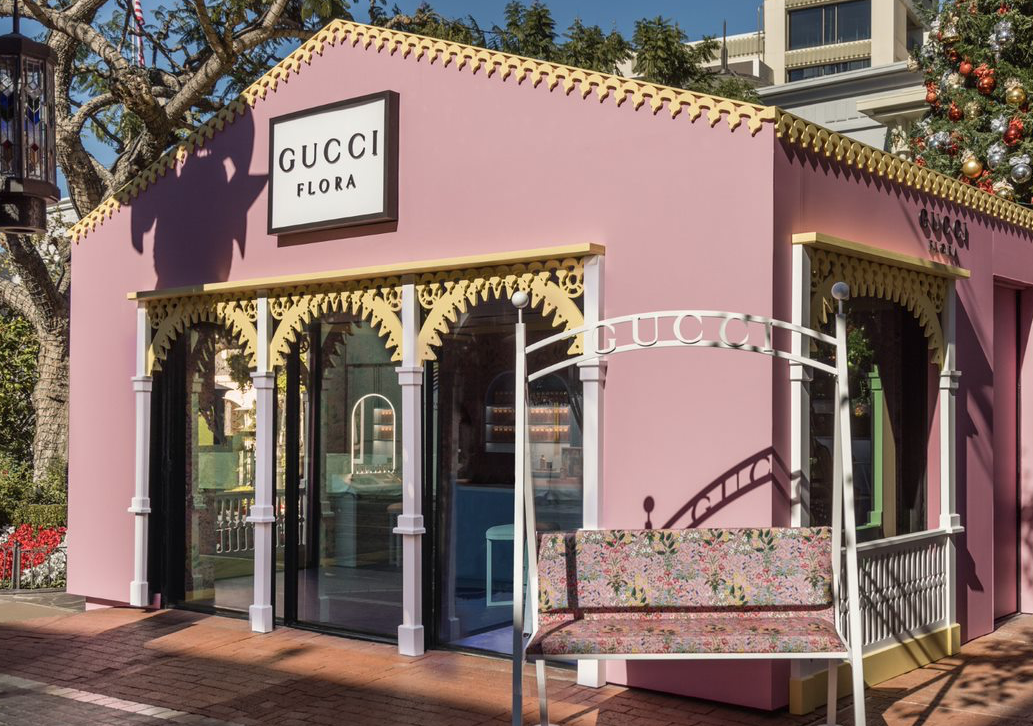 the grove, Gucci, Gucci Flora Gorgeous Gardenia, pop up store