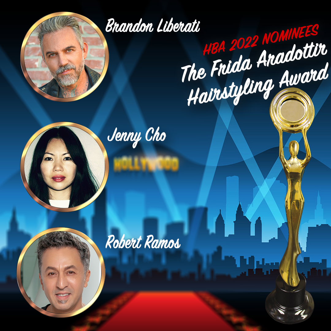 Brandon Liberati, Jenny Cho, Robert Ramos, 2022 Hollywood Beauty Awards