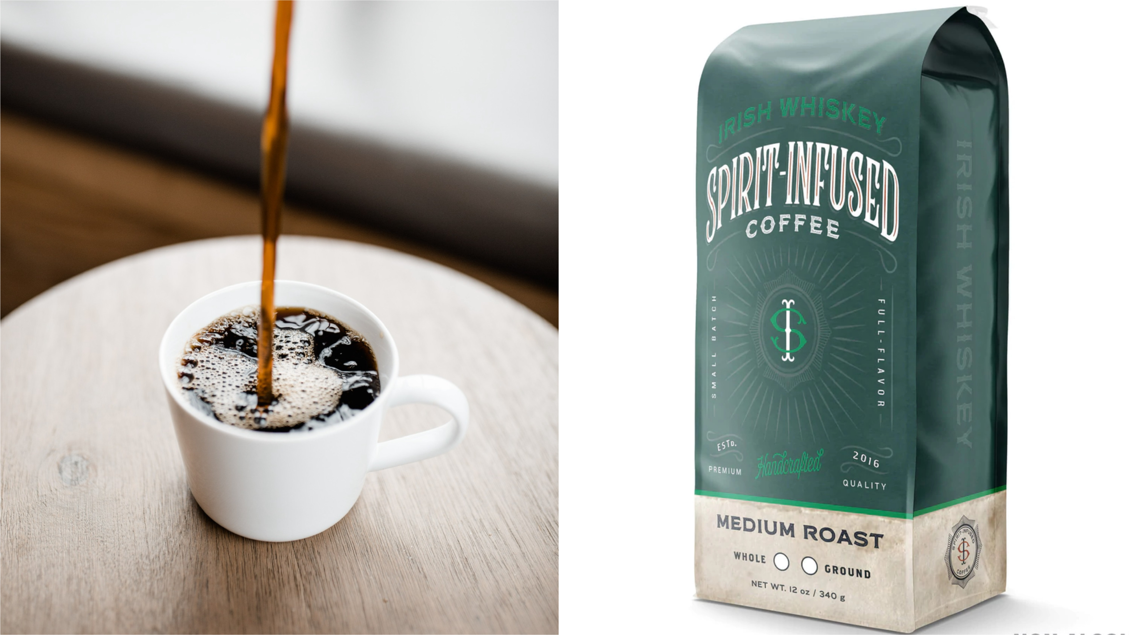 fire dept. coffee, whiskey infused coffee