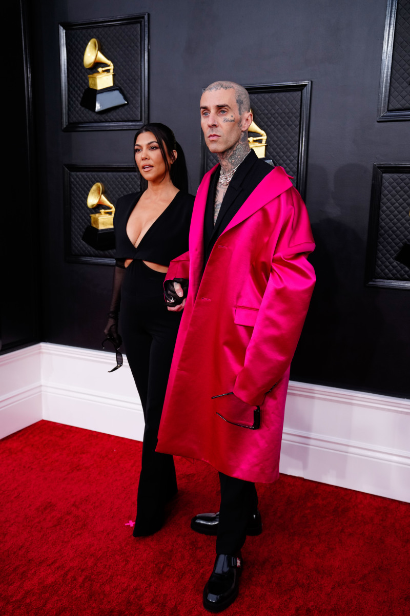 Kourtney Kardashian and Travis Barker grammys