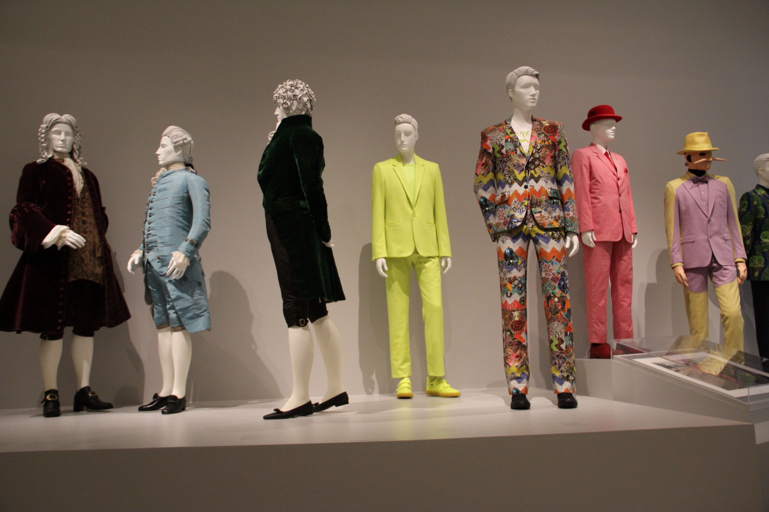 LACMA reigning men: fashion in menswear exhibit