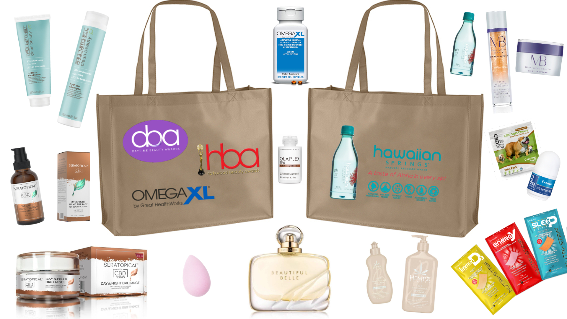 daytime beauty awards gift bag