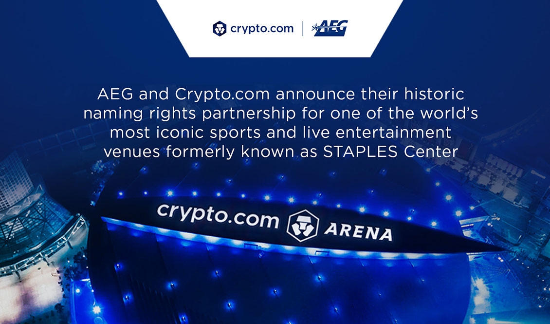 Staples Center is changing its name to Crypto.com Arena