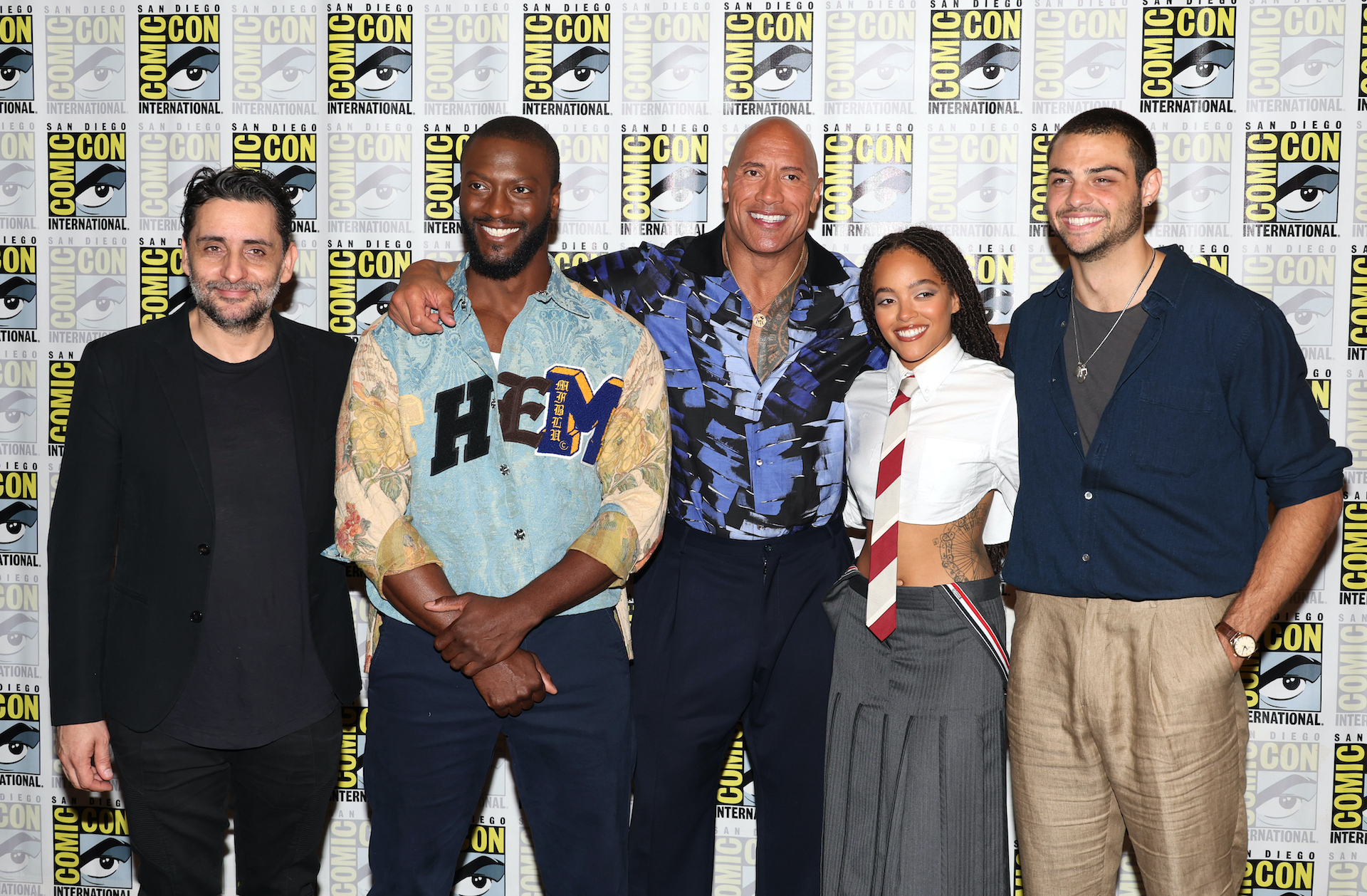 black adam cast, dwayne johnson, the rock