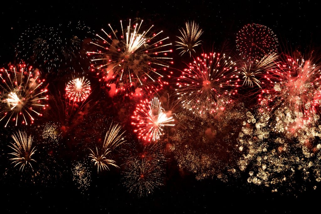 los angeles, july 4, fireworks