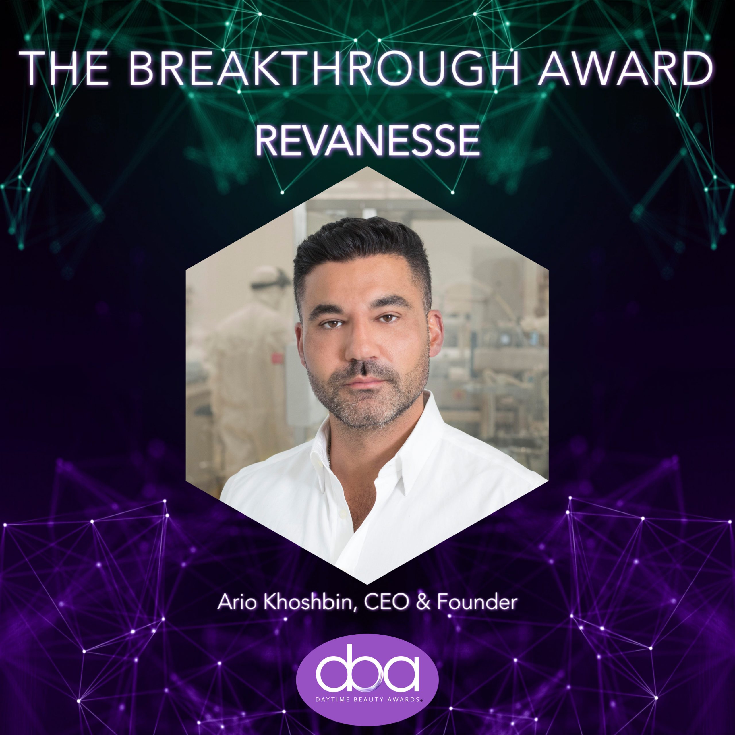 ario khoshbin, revanesse, daytime beauty awards, honoree, prollenium medical