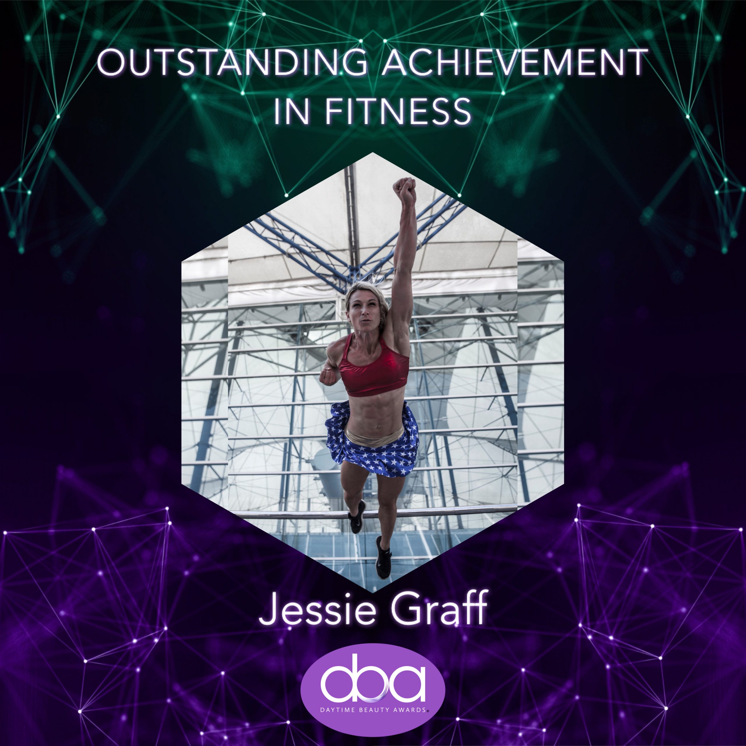 jessie graff daytime beauty awards fitness winners awards stunts