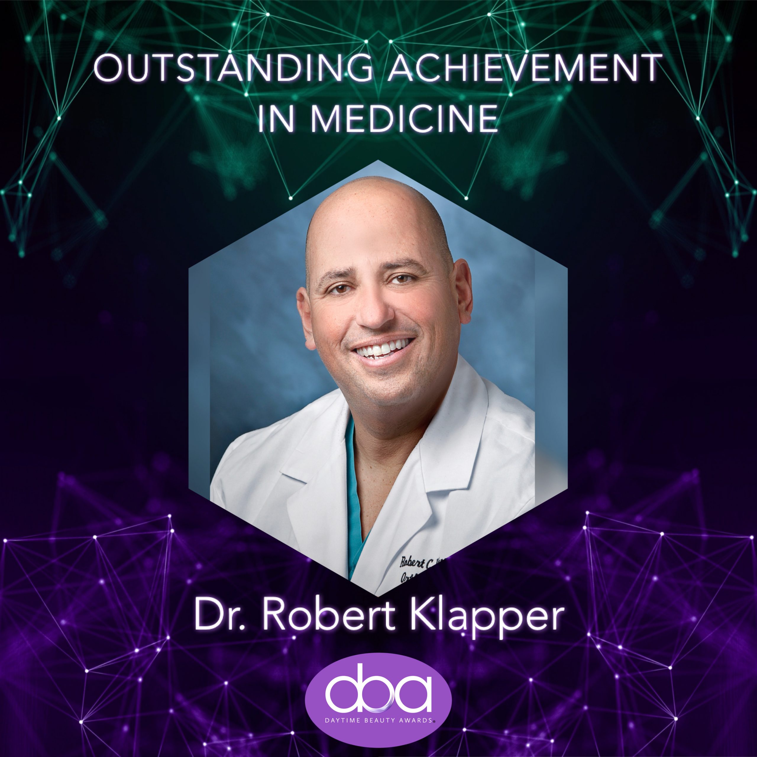 Doctor.Robert Clapper, Orthopedic Surgeon, Daytime Beauty Award