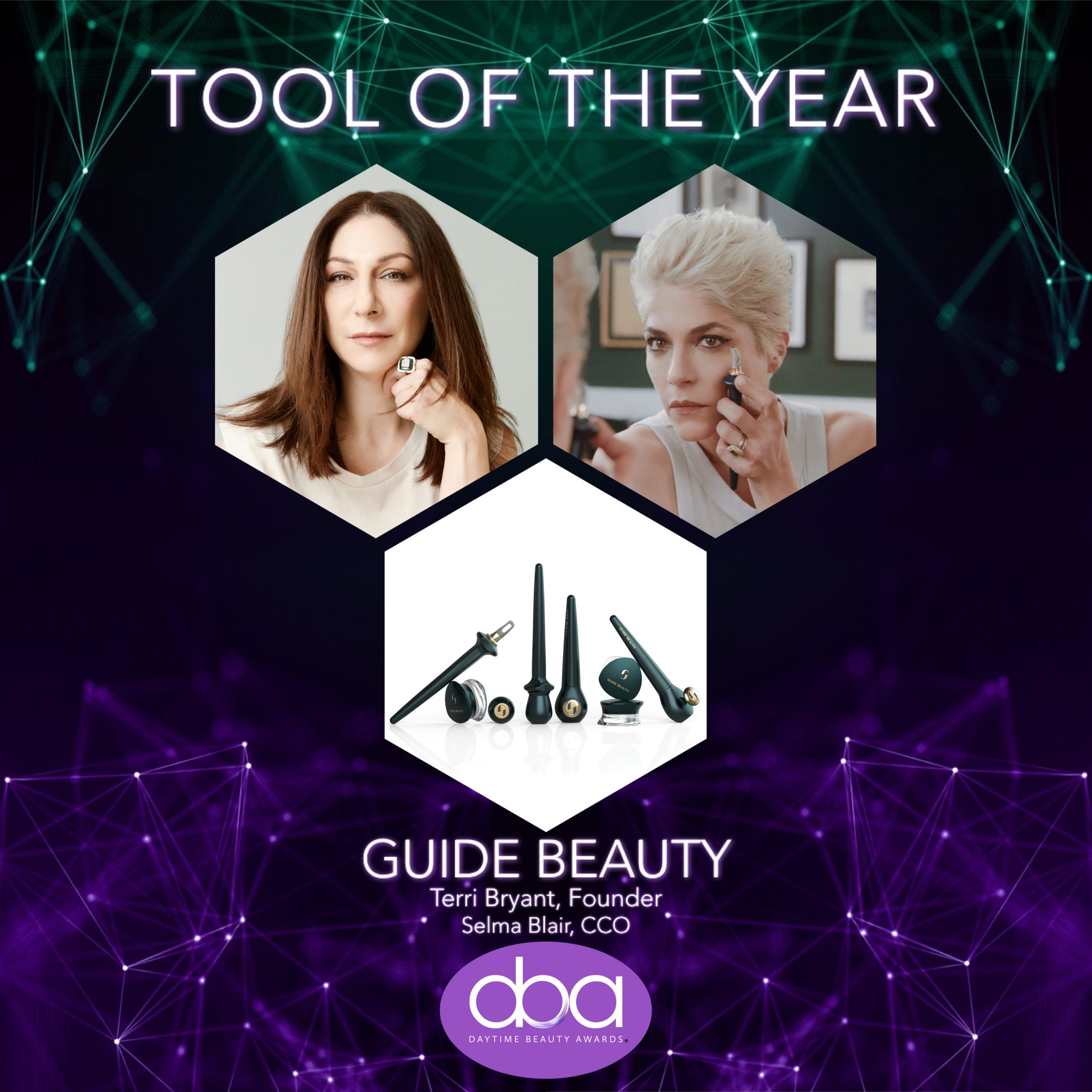 guide beauty, selma blair, terri bryant, daytime beauty awards