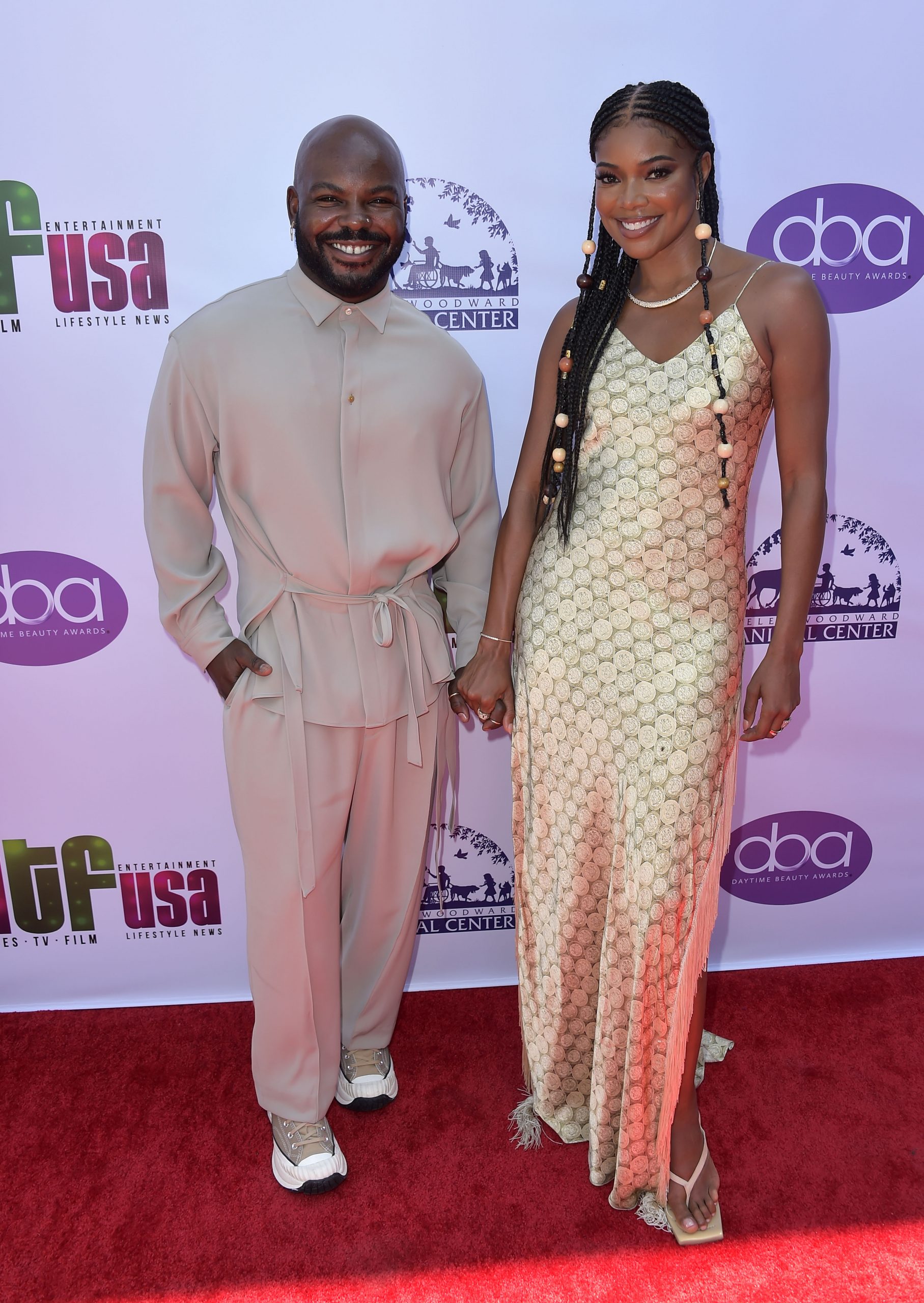 larry sims, gabrielle union, flawless, daytime beauty awards
