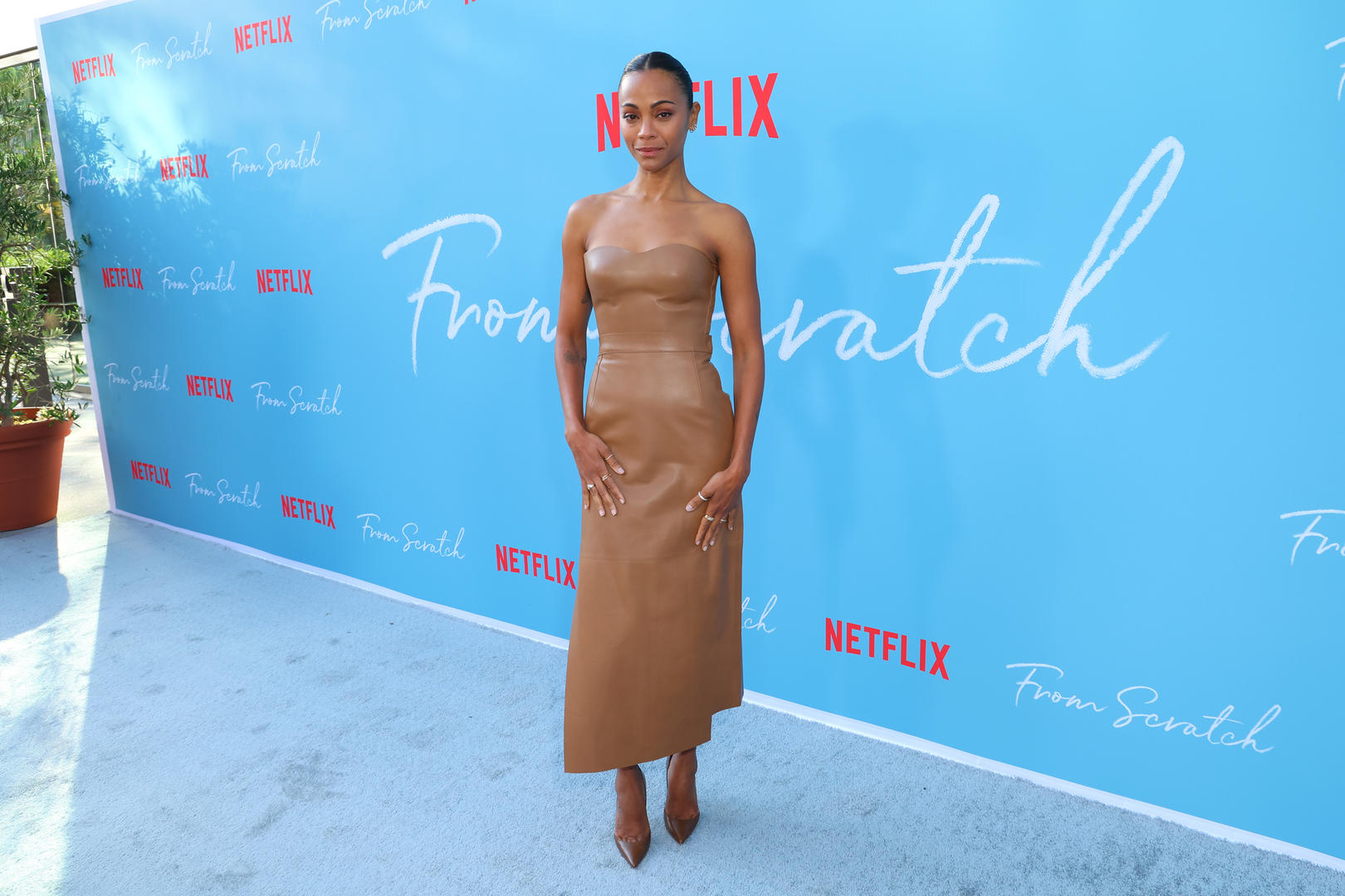 zoe saldana, netflix premiere