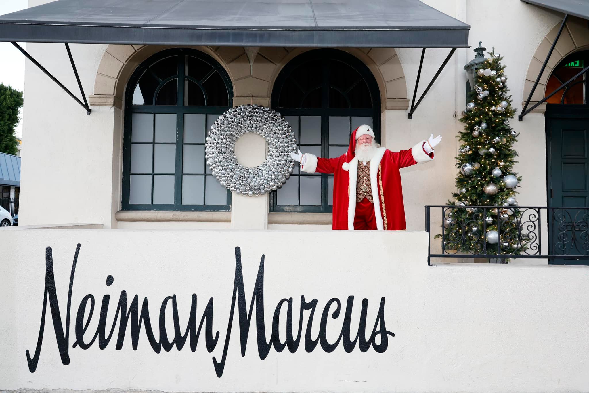 neiman marcus holiday campaign, santa