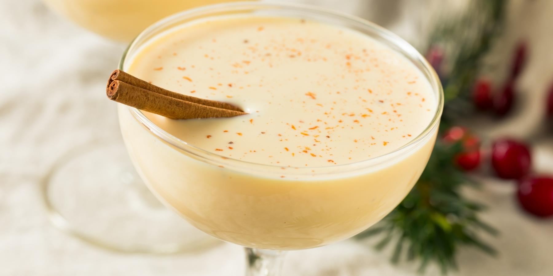 eggnog martini, recipe, the mixer