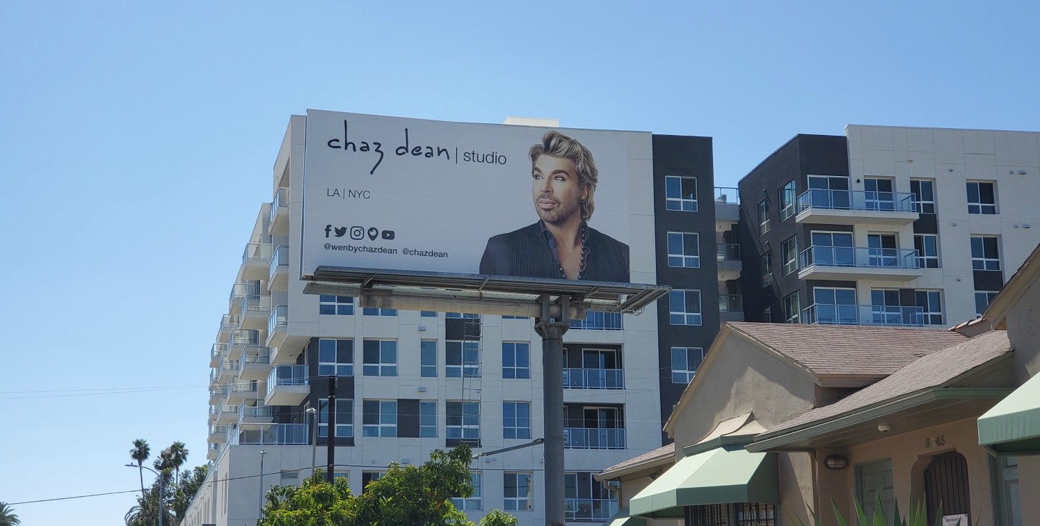chaz dean, wen, billboard, hollywood