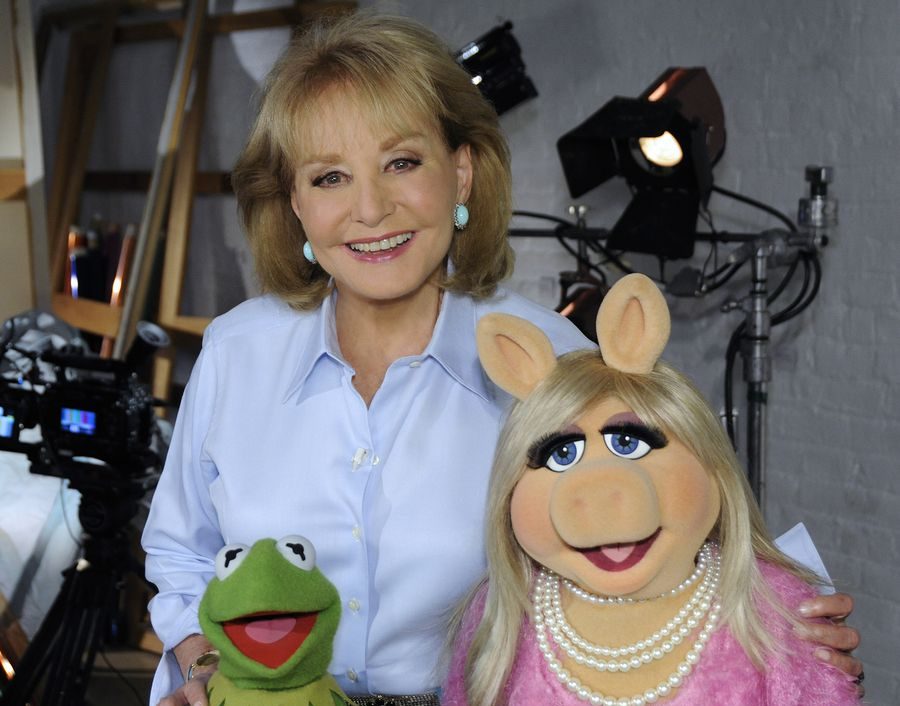 barbara walters, the muppets