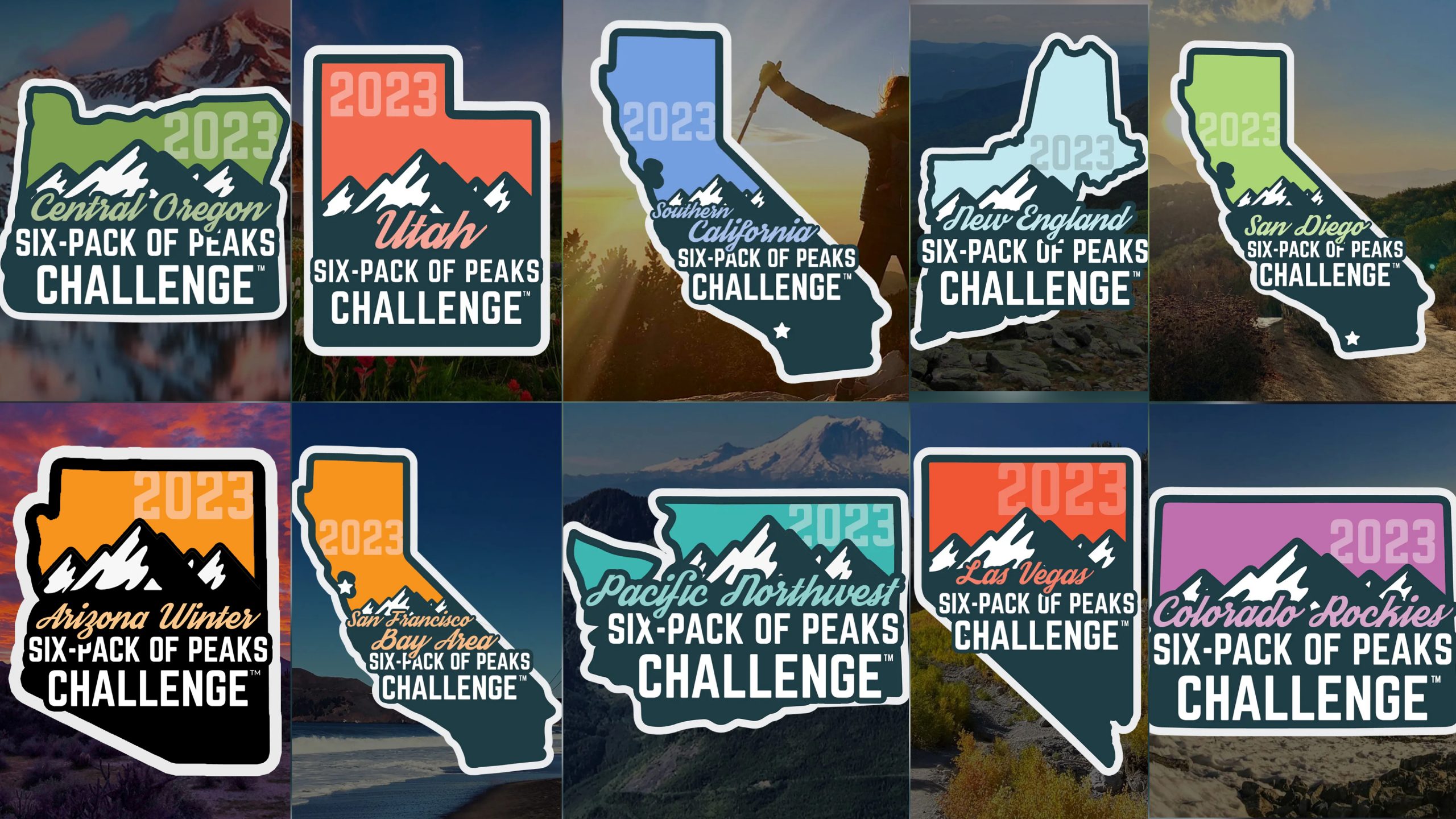 six pack of peaks, challenge, trails, trail running, hiking, california mountains