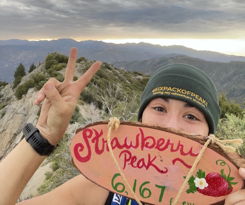six pack of peaks challenge, trail running, southern california trails, hiking, strawberry peak