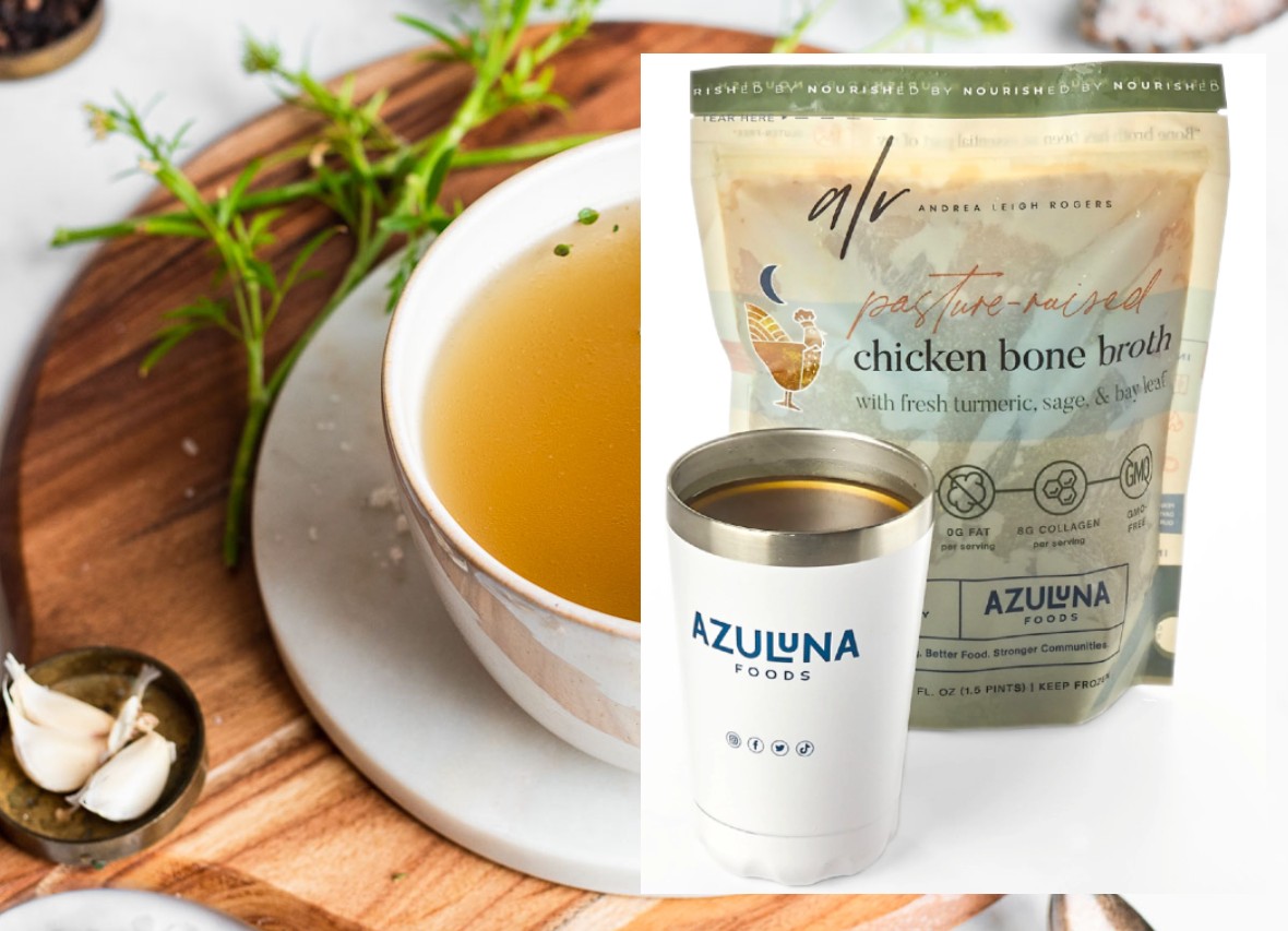 chicken broth, azuluna foods, dieting