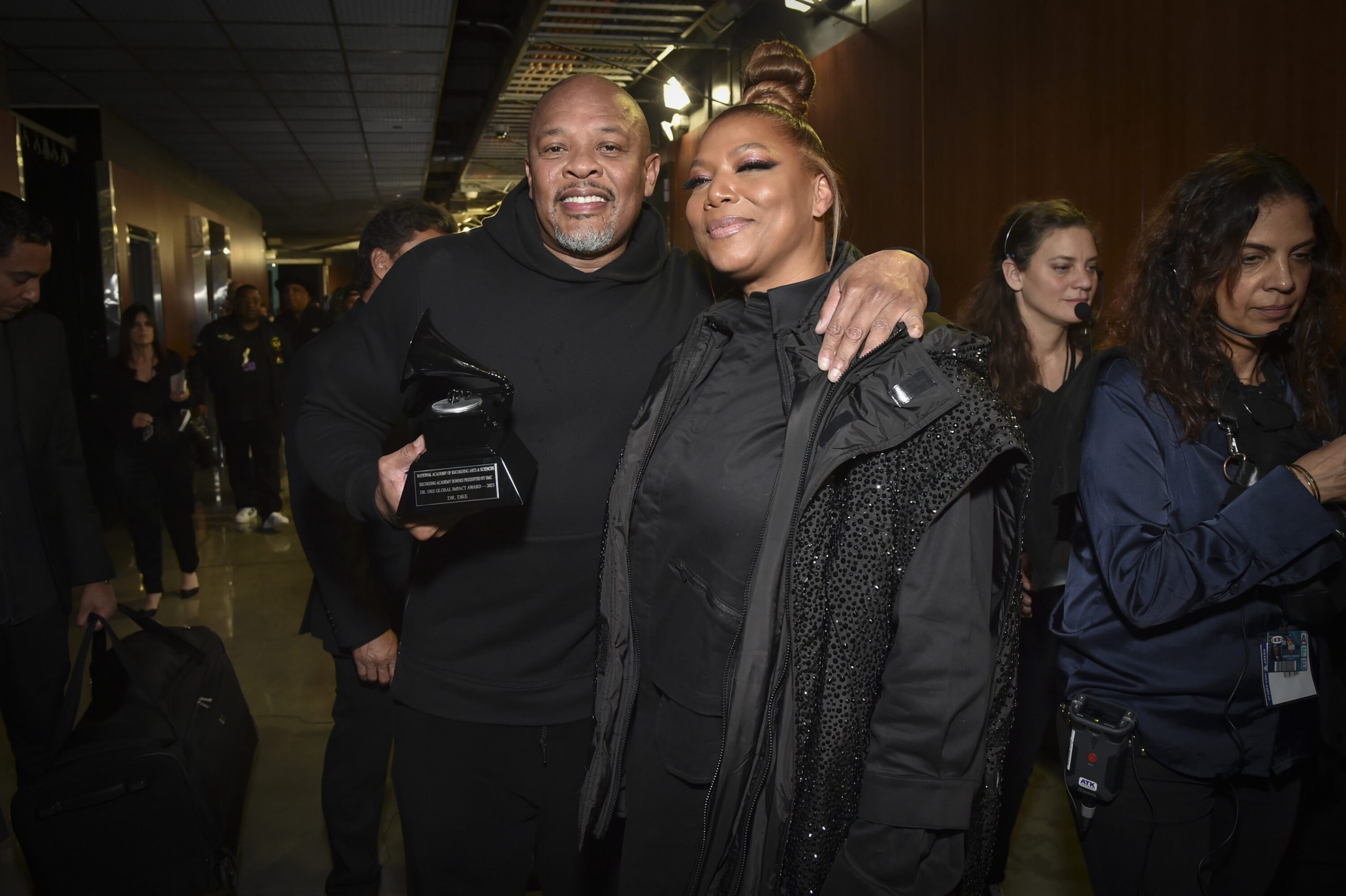 dr dre, queen latifah, grammys