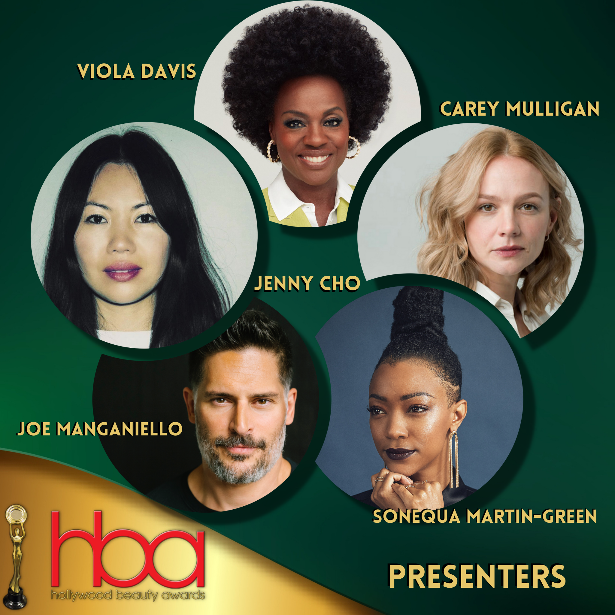 hollywood beauty awards, Viola Davis, Carey Mulligan, Jenny Cho Joe Manganiello & Sonequa Martin-Green