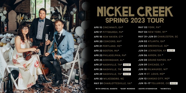 nickel creek, tour, music