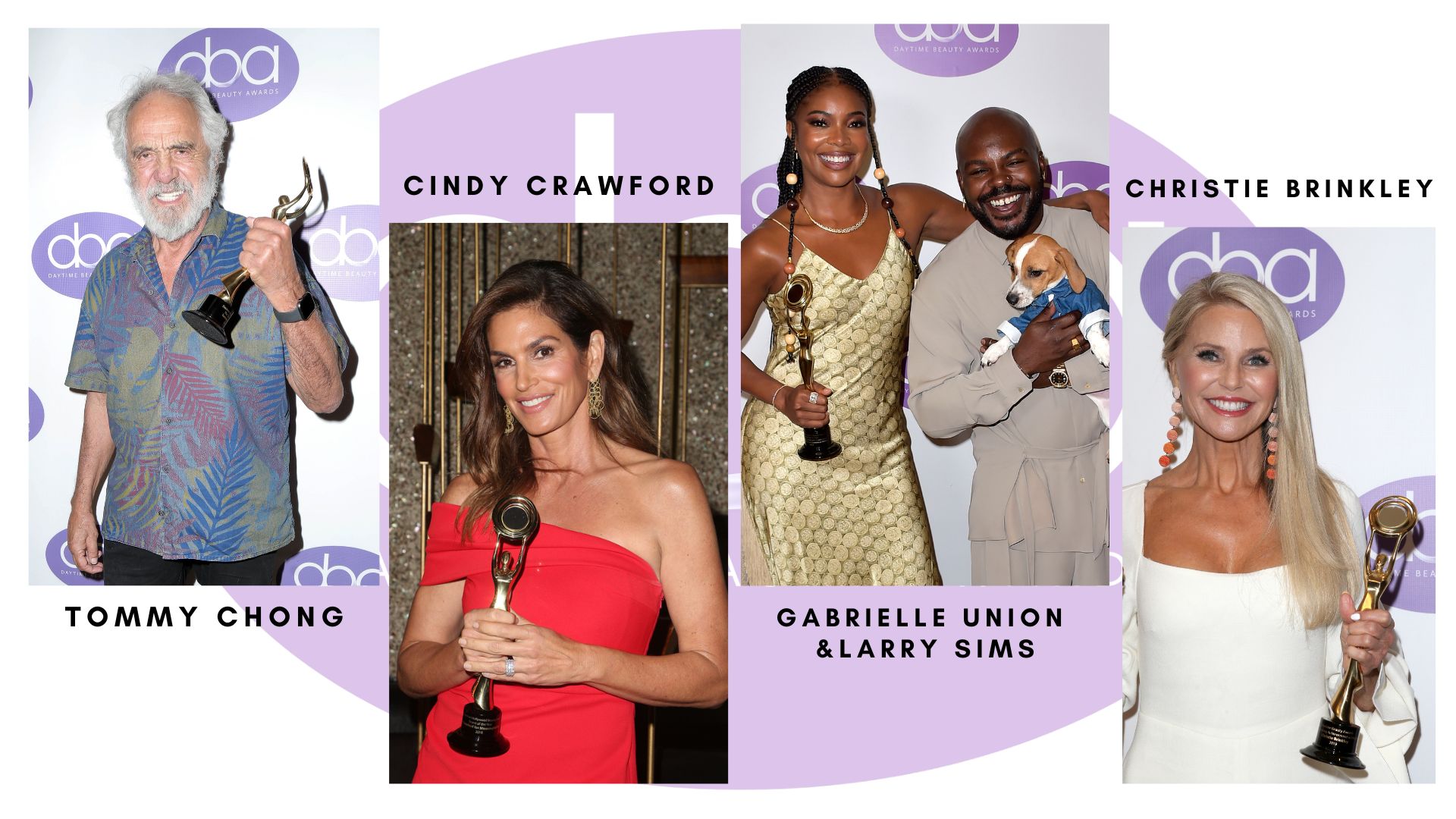 daytime beauty awards, tommy chong, cindy crawford, gabrielle union, christie brinkley