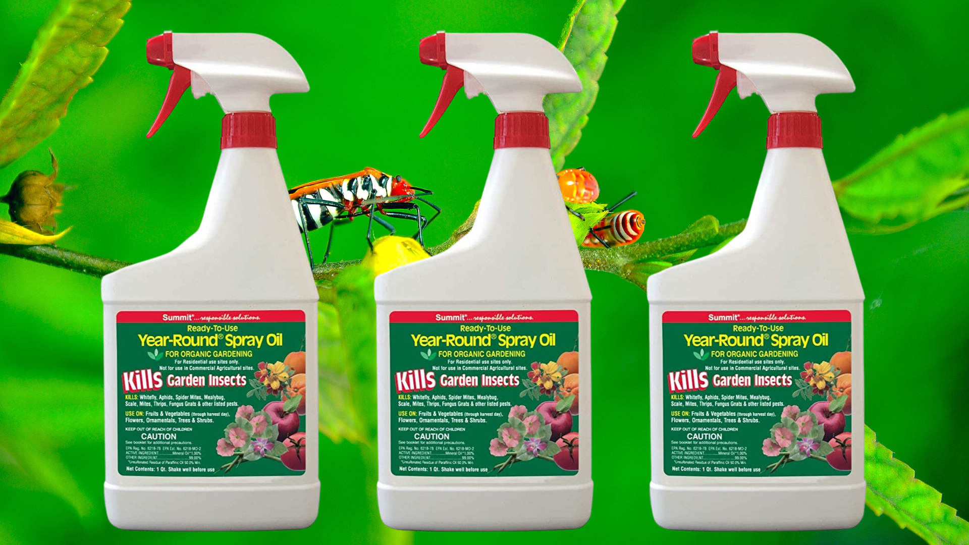 summit, mosquito spray, bug spray, garden mite spray