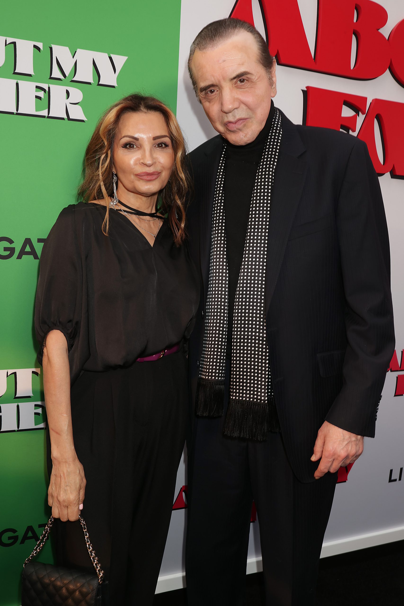 Kathrine Narducci and Chazz Palminteri