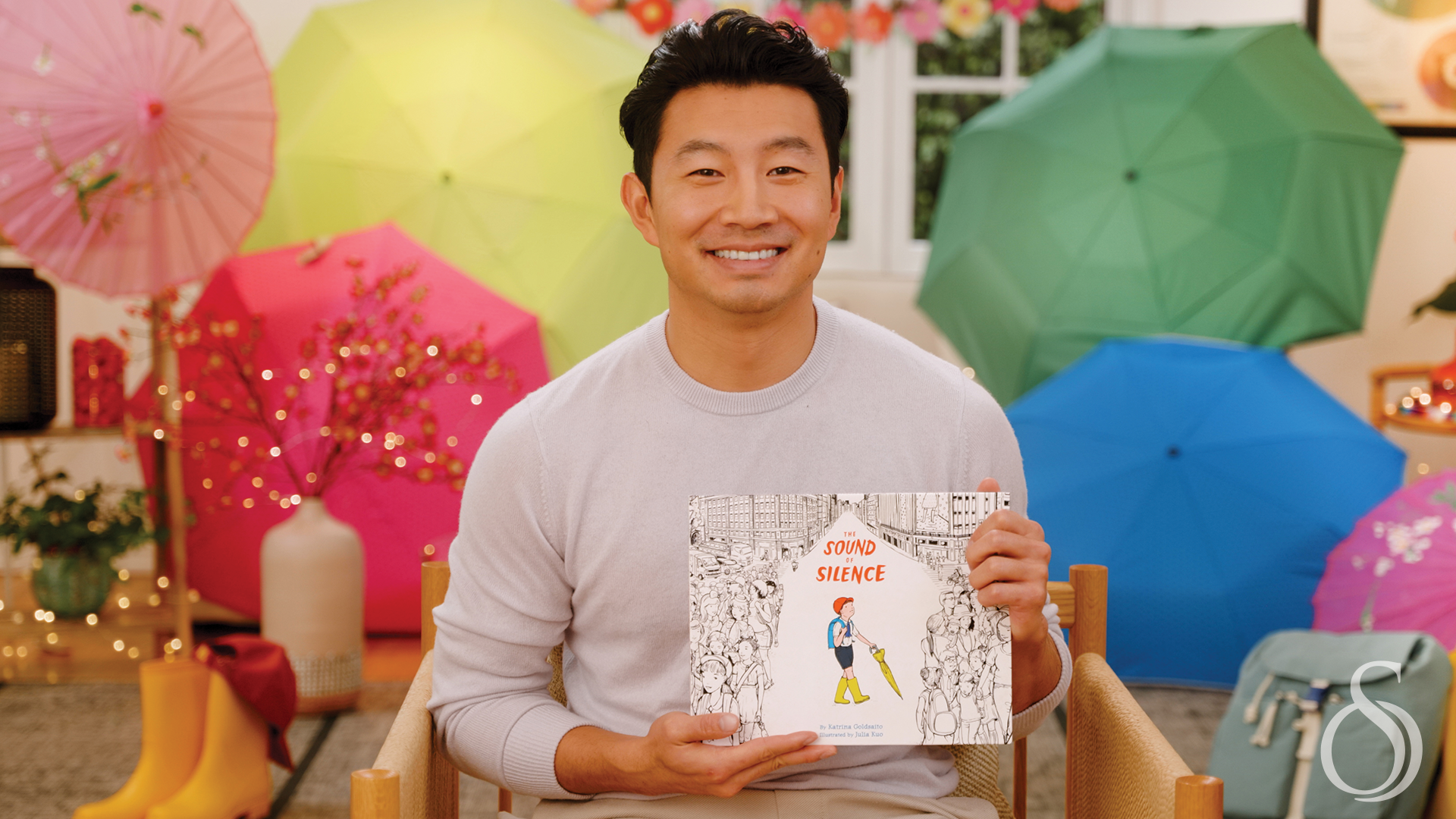 Simu Liu reads for the SAG-AFTRA Foundation's children's literacy program Storyline Online® / Photo courtesy of the SAG-AFTRA Foundation