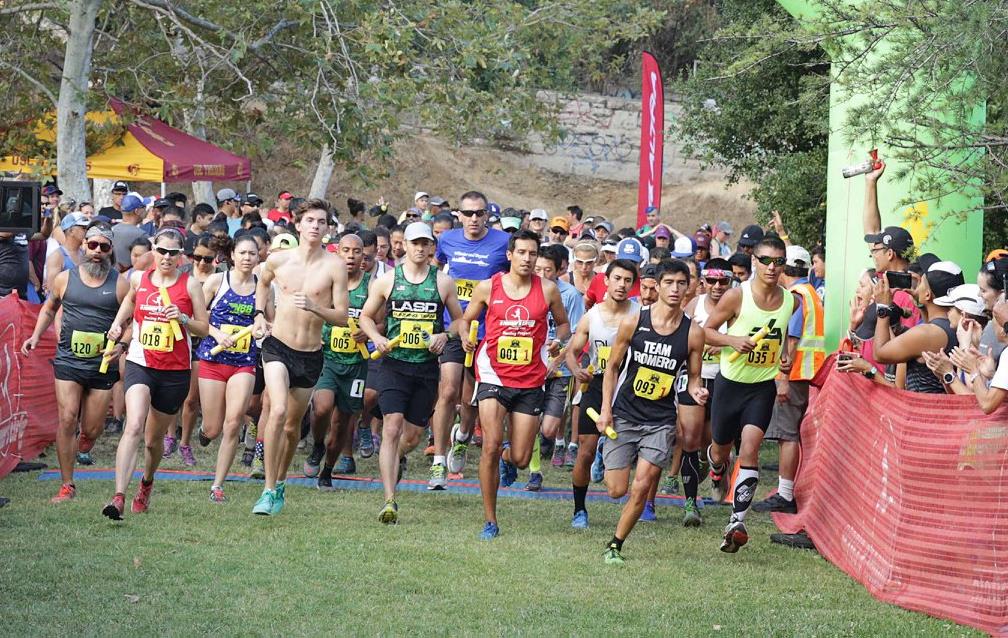 griffith park marathon relay, trail race