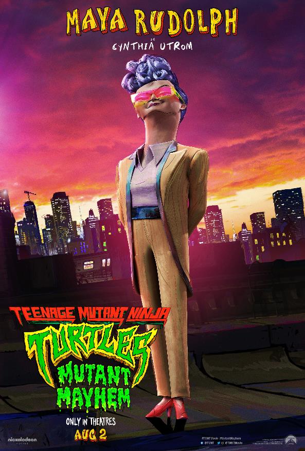 maya rudolph, ninja turtles