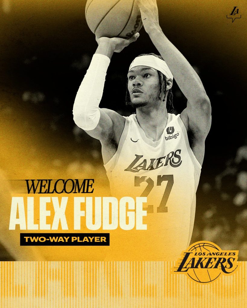 alex fudge, lakers