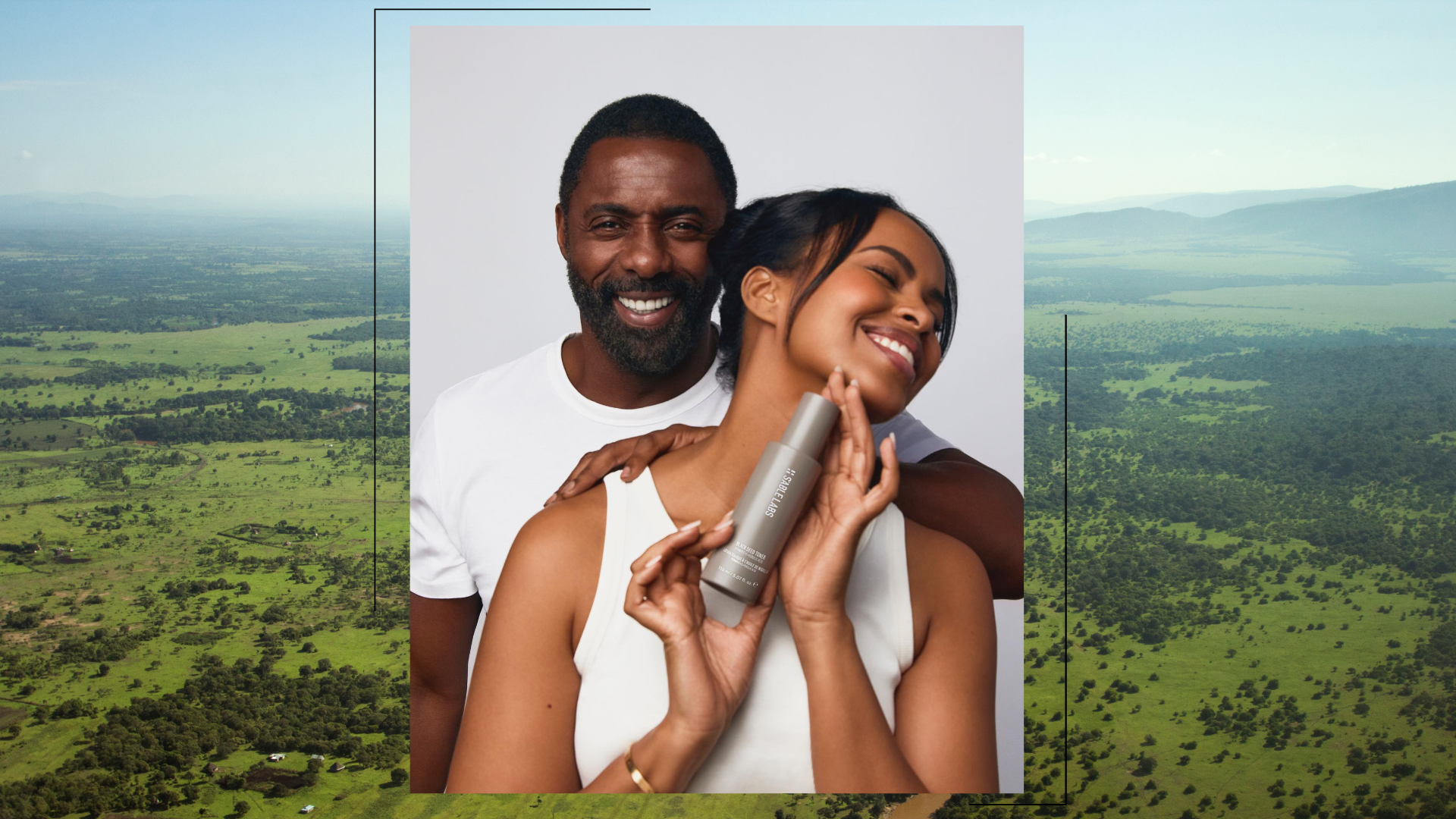 s'able labs skincare, idris elba, sabrina elba