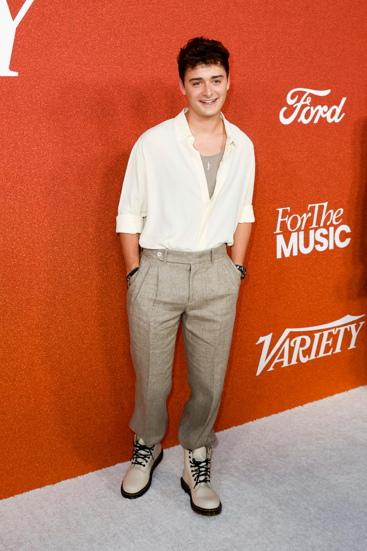 Honoree Noah Schnapp at the 2023 Variety of Young Hollywood carpet