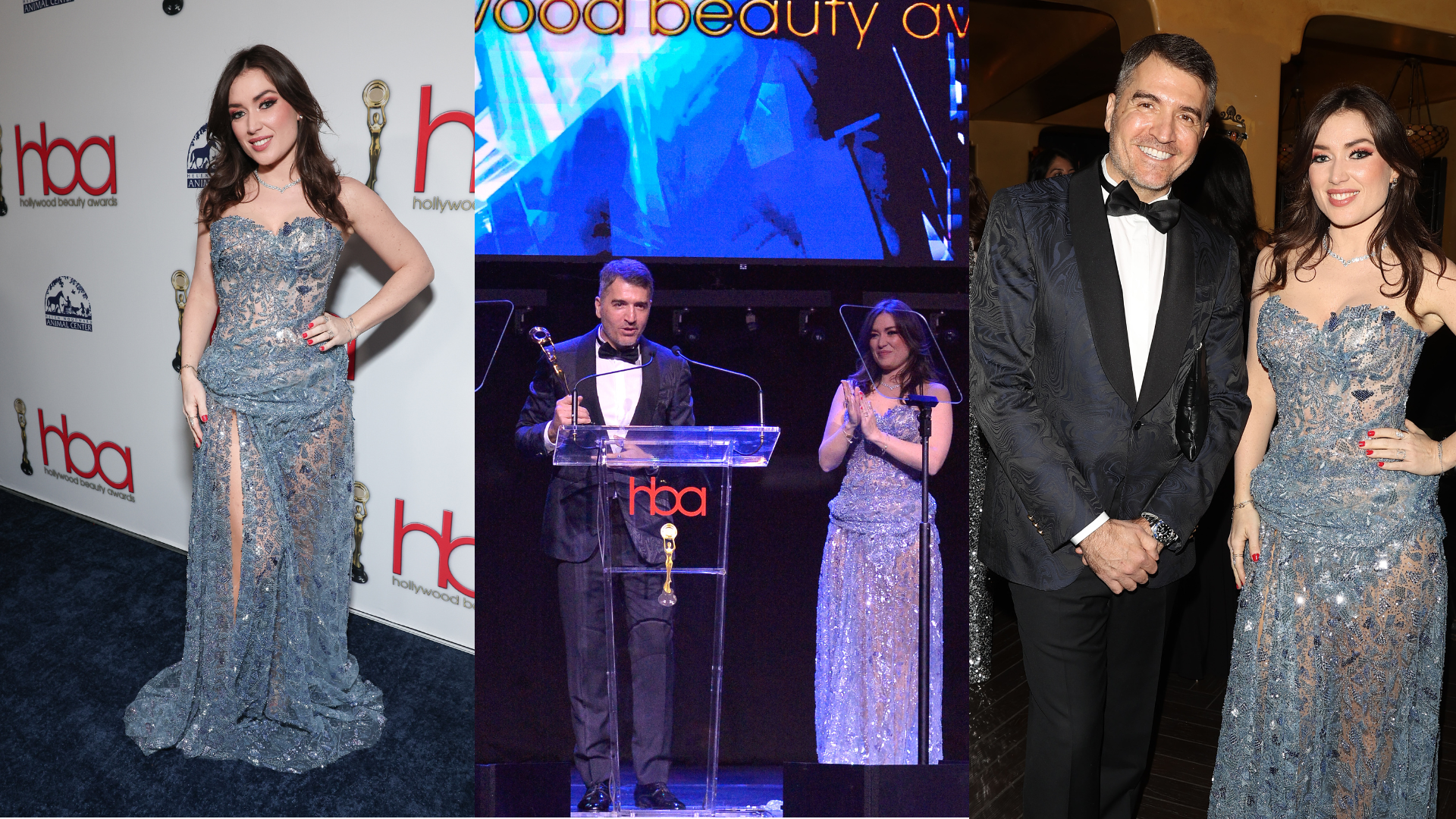 Marc Chaya, Elsa Esnoult, Maison Francis Kurkdjian, Hollywood Beauty Awards